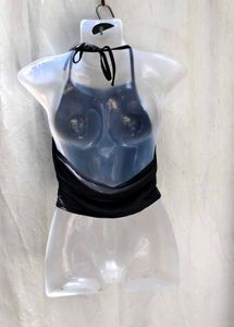 I. Black Moon Phases Halter Top