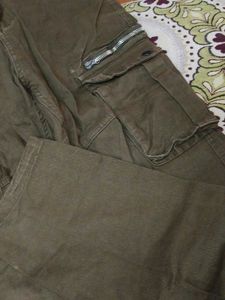 Olive Green Cargo Pants &amp; Belt
