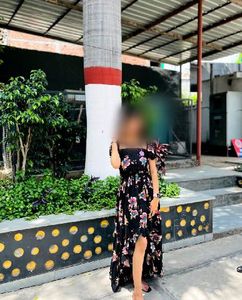 Chic Floral Print Maxi Dress