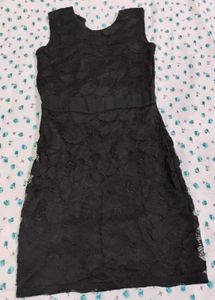 Elegant Black Lace Dress