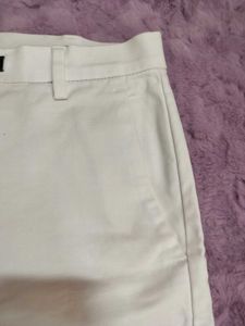 Classic White Straight Leg Pants