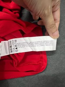 Red One-Shoulder Ruched Top