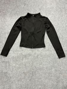 Black Zip-Up Athletic Jacket