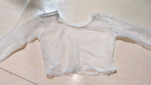 Elegant White Dress, with add on inner sleeve