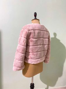 Pink Faux Fur Jacket