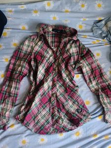 Stylish Plaid Button-Up Shirt