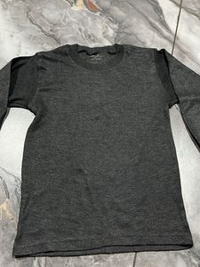 Men's Dark Grey Long Sleeve T-Shirt