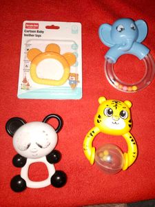 Cute Baby Teether Toys Set