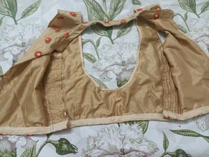 Embellished Sleeveless Ethnic Blouse/Koti