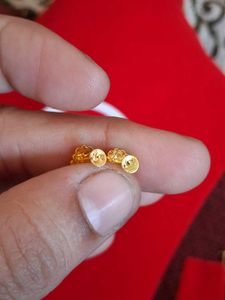 Beautiful Gold Flower Stud Earrings