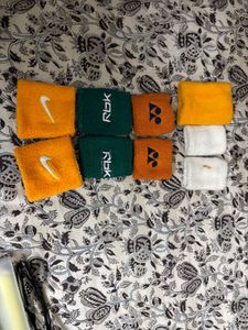 Vintage Sport Wristbands - Set of 8