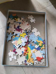 World &amp; India two map puzzles