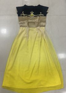 Yellow Ombre Party Dress