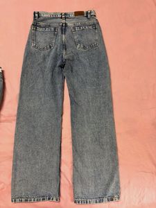 Distressed Wide Leg Jeans