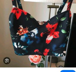 Floral Print Crop Top