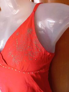 Embellished Pink Cami Top