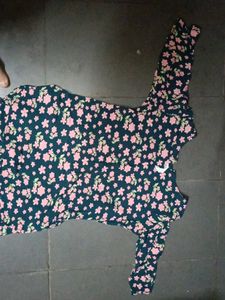 Floral Print Night Suit Set