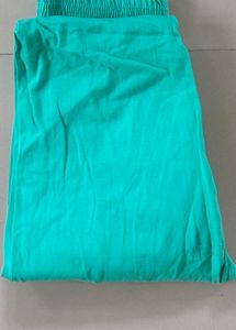 Bright Orange and green Ethnic Leggings