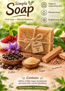 pack Of 1 hand made soap(read description)