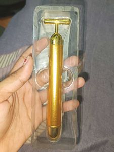 Golden Rod Facial Massager