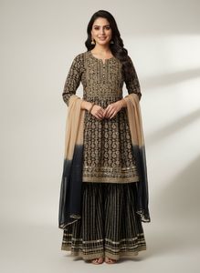 party wear garara suit