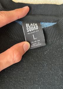 Black Loyalty Flame Sweater