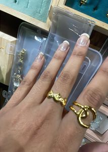 Chic Gold Stackable Ring Set -4