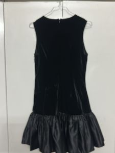 Sparkling Black Velvet Dress