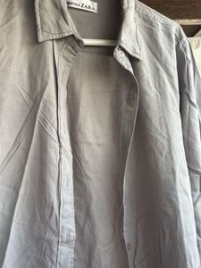 Zara Oversized Button-Down Shirt