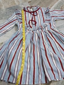 Striped Ethnic Gown