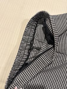 Houndstooth Pattern Trousers