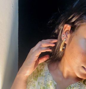 Gold Teardrop Earrings