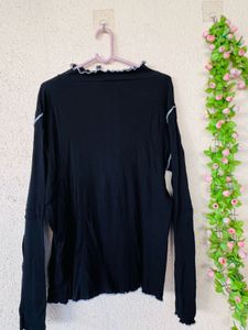 Black Long Sleeve Top