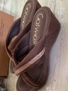 Catwalk Brown Wedge Sandals