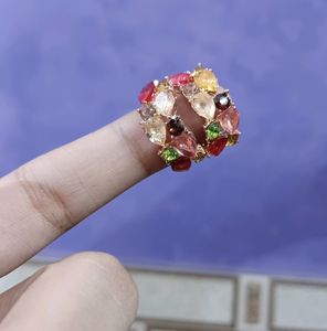 Trendy Korean Stone Earrings Multi Colour