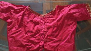 Beautiful red Embroidered Blouse
