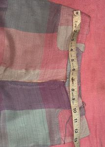 Pastel Plaid Wide Leg Pants France