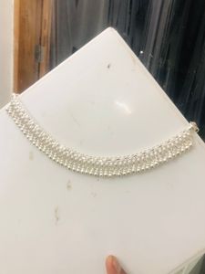 Pure Silver Payal (wt:-122.000g)