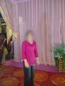 pink Short kurti for women (S) size