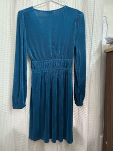 zara blue dress
