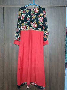 Floral Print Kurta