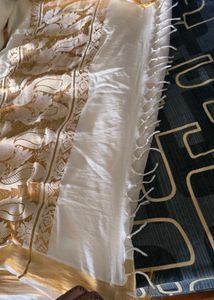 Cotton Kasavu kerala style Saree
