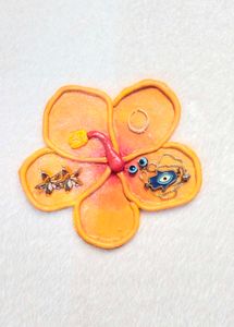 Hibiscus Clay Jewelry Tray