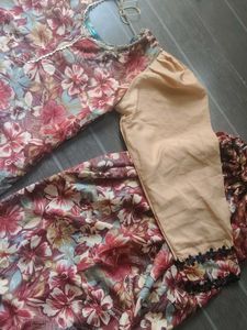 Floral Kurta Set with Dupatta