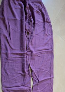 Beautiful Embroidered Purple Kurta