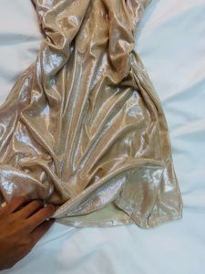 Shimmering  Gold Mini Dress