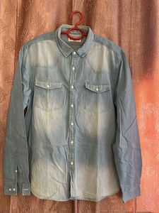 Classic Light Wash Denim Shirt