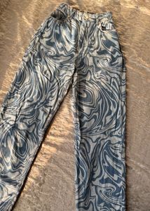 Swirl Print Jeans