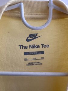 Nike Pastel Yellow Tee