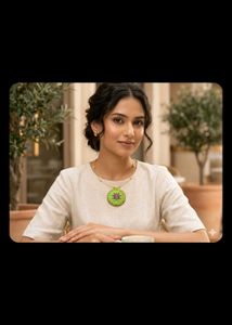 Vibrant Green Statement Necklace